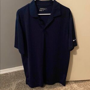 Nike Men's Navy Blue Polo Shirt